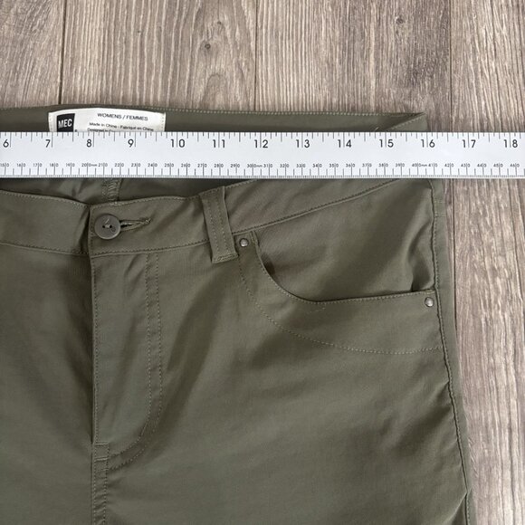 MEC Faraday Womens Hiking Pants Sz 10 Nylon Outdoor Technical Gorpcore Trail - Picture 5 of 16
